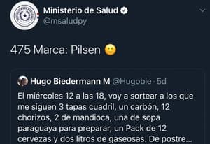 El Ministerio de Salud le hizo un favor a Pilsen