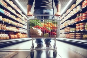 Alimentos suben más que el salario mínimo en 10 años