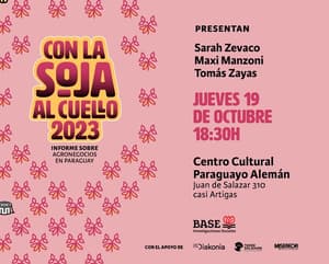 Con la Soja al Cuello 2023: Informe revela impactos de los agronegocios en Paraguay