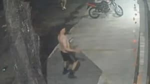 Superclásico deja herido a policía y caos en barrio Sajonia