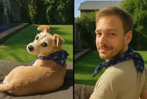 Convertí a tu perro en humano con IA de ChatGPT