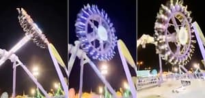 Colapsa atracción en parque saudí: 23 heridos