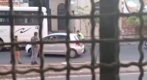 Disparos cerca del colegio Cristo Rey tras roce de vehículos: autor usó un arma de aire comprimido y fue detenido