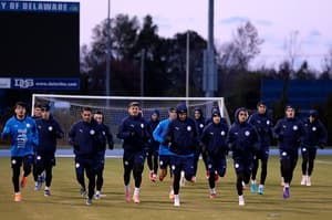 A -4 °C, la Albirroja se prepara en EE.UU para sus últimos amistosos del año