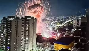 Brasil: explosión en un almacén de pirotecnia deja un muerto, varios heridos y viviendas dañadas