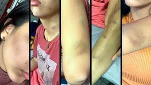 Modelo denuncia violencia de parte de funcionario judicial