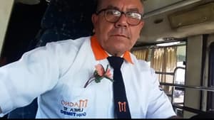 Chofer se despide antes de jubilarse con carta