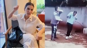 Amparo Velázquez usó la agresión para hacer publicidad y será denunciada, dice periodista