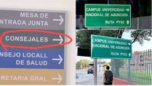 Luque: error ortográfico en cartel se vuelve viral