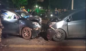 Cuatro heridos tras choque en J. A. Saldívar