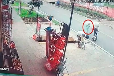 Menor atropellada necesita ayuda