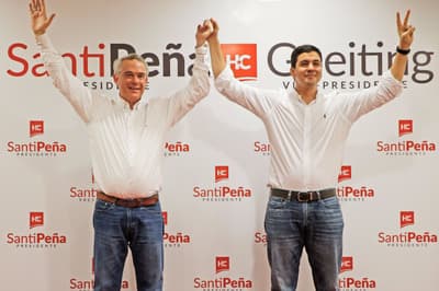 Cartismo oficializó la dupla Peña-Gneiting