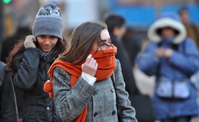 Anuncian frío polar para gran parte del territorio