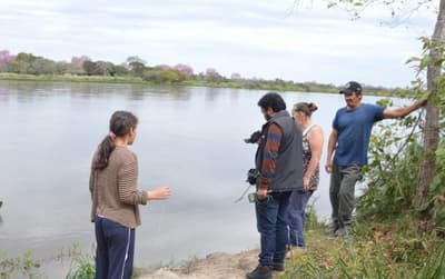 Hallan feto en aguas del río Jejuí