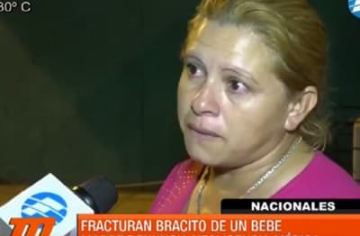 Niño sufre fractura al nacer