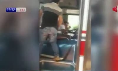 Choferes agreden con palos a su compañero