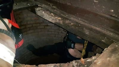 Rescatan a niño que cayó a un pozo