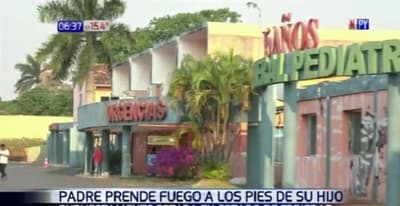 Padre causa graves quemaduras a su hijo