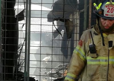 500 son los afectados por el incendio del Abasto