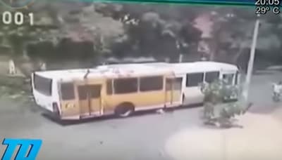 Cámara captó el momento de fatal accidente