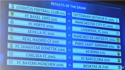 UEFA Champions League: Así quedaron los cruces de los octavos de final