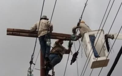 38 alimentadores de la Ande fueron afectados por la tormenta