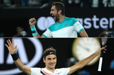 Federer se instala en la final y medirá a Cilic