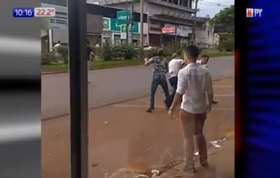 Algunos recibieron el 2018 a los golpes