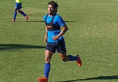 Haedo jugó en amistoso y hasta marcó un gol