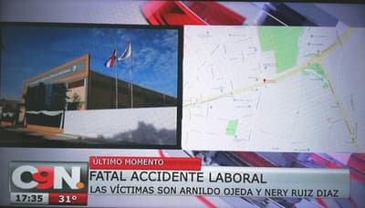 Obreros perecen en accidente de trabajo