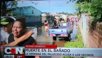 Joven fallece electrocutado en el Bañado Sur