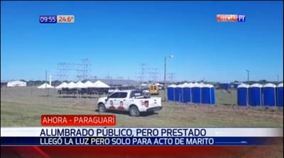 Candidato pide votar a Marito para tener alumbrado público