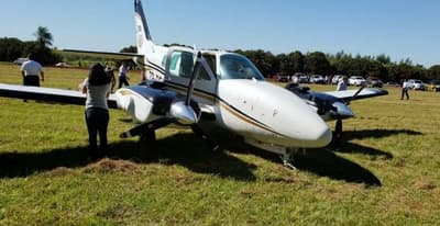 Perro causa accidente de avión de Wasmosy