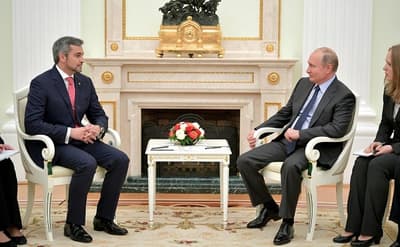 Marito conversa con Putin buscando ampliar lazos comerciales