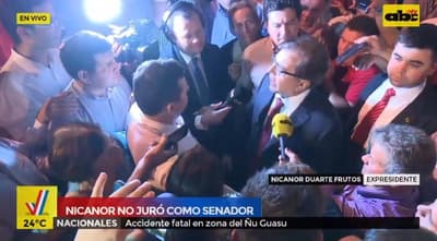 Nicanor dice que no se rendirá y pretende jurar el lunes