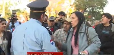 Incidentes luego de blanqueo a Ibáñez