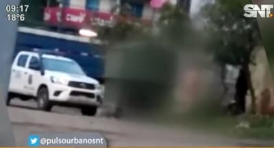 Dos hombres detenidos por mantener relaciones sexuales en la calle