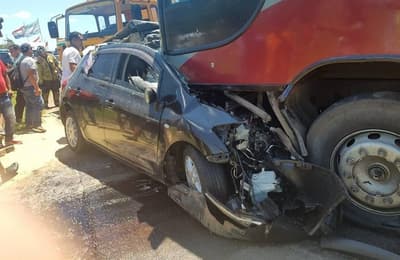 Accidente deja un muerto y varios heridos en Caacupé