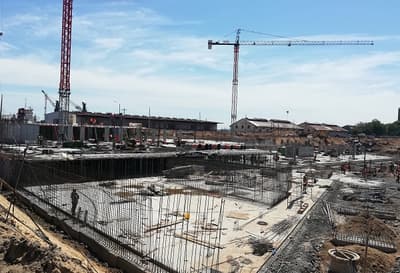 Avanzan obras de las futuras oficinas del Gobierno