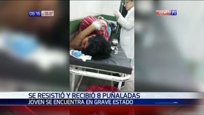 Joven fue apuñalado ocho veces por barras bravas de Luque