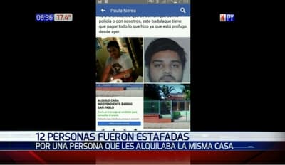 12 personas estafadas alquilaron el mismo dúplex