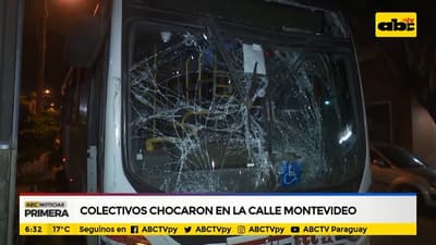 Choque de buses en el microcentro deja heridos