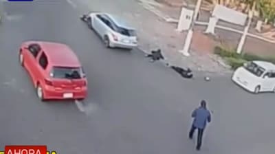 Chocan ante presencia de agente de tránsito en Villarrica