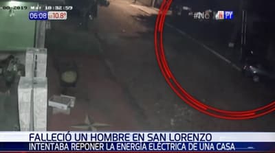 Hombre muere electrocutado al intentar reponer energía