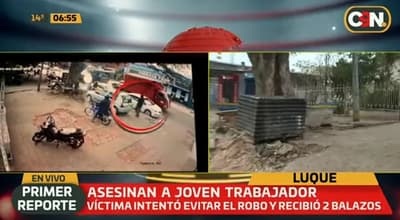 Motochorros asesinan a trabajador en Luque