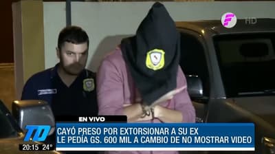 Detienen a un hombre por extorsionar a su ex con imágenes íntimas