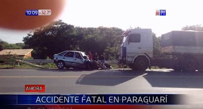Choque frontal acaba con la vida de un conductor