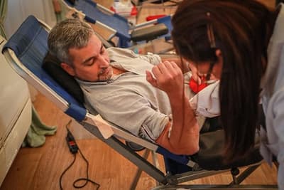 Abdo Benítez e integrantes de su Gabinete donan sangre