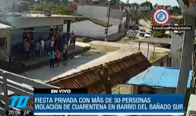 Panadero convocó a 30 personas para fiesta, denuncian vecinos