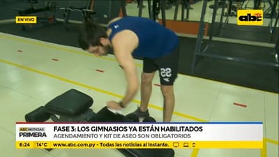 Gimnasios vuelven a operar con la entrada de la Fase 3